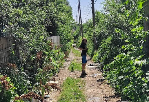 Become More standing in the overgrown alley on day 1