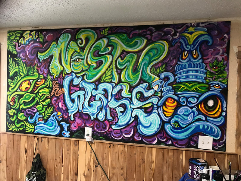 Nasty Glass - Mural by Become More at Nasty Glass In Knob Noster, MO