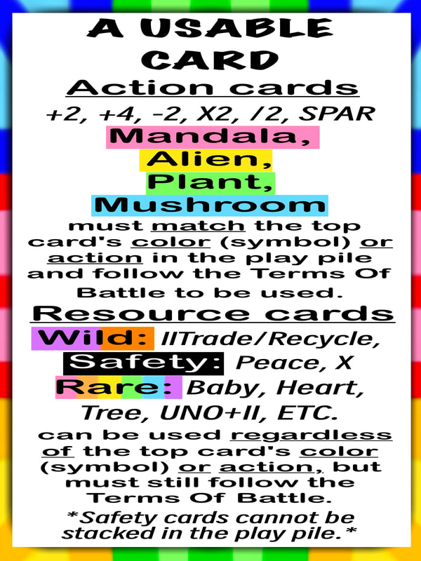 A Usable Card - Action and Resource cards - II the Game
