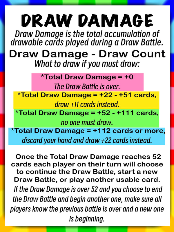 Draw Damage - How much to draw and when - II The Card Game